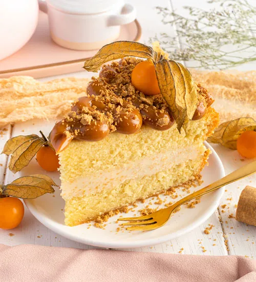 Fatia de torta gourmet