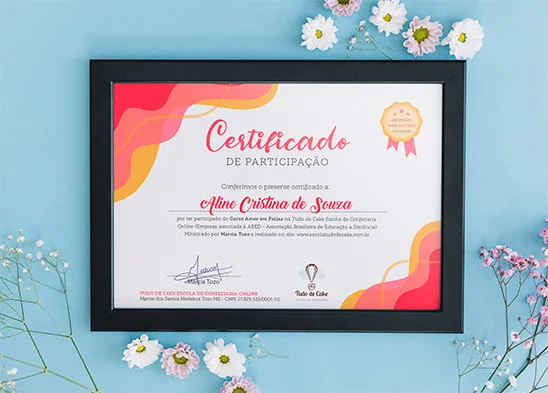 Certificado de conclusão do curso