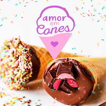 Cones trufados