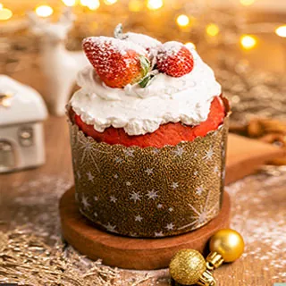 Panetone decorado